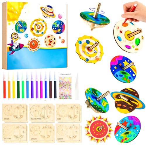 Kinder Kreisel aus Holz Spielzeug 12 Stück Kreisel Holz Bastelset zum Bemalen und Basteln Holzbastelset für Kinder,Kreisel aus Holz für Kinder Jungen Mädchen 3 4 5 6 8 Jahre Kinder Kreisel aus Holz Spielzeug 12 Stück Kreisel Holz Bastelset zum Bemalen und Basteln Holzbastelset für Kinder,Kreisel aus Holz für Kinder Jungen Mädchen 3 4 5 6 8 Jahre von Senchinner