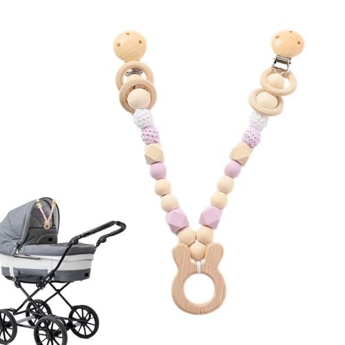 Senermter Crib -Anhänger, Baby -Autositzspielzeug - Holzkette Perlenspielzeug für Pushtchair,Kinderwagenscharm Dekoration für Einkäufe im Freien, Reisen und Gehen Senermter Crib -Anhänger, Baby -Autositzspielzeug - Holzkette Perlenspielzeug für Pushtchair,Kinderwagenscharm Dekoration für Einkäufe im Freien, Reisen und Gehen von Senermter