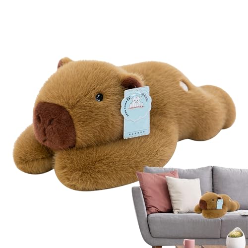 Senermter Gefüllte Capybara, Capybara Plüsch | 11.81in niedliche Capybara Sticky Plüschspielzeug - Zimmerdekoration Tier Puppe Huggable Figur weiches Kissen für Wohnzimmer Schlafzimmer Senermter Gefüllte Capybara, Capybara Plüsch | 11.81in niedliche Capybara Sticky Plüschspielzeug - Zimmerdekoration Tier Puppe Huggable Figur weiches Kissen für Wohnzimmer Schlafzimmer von Senermter