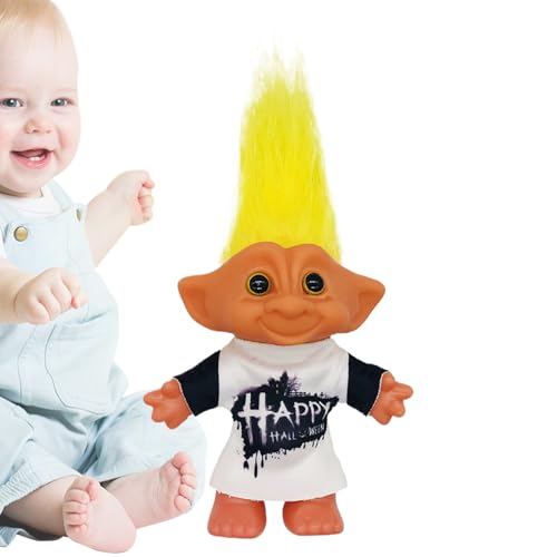 Senermter Kleine Trollpuppen - Weihnachts-Miniatur Lustige Spielzeugfiguren,Deko Schreibtischfigur, Festtagsdekoration, Sammelbare Retro Regalfiguren Für Kinder Sammler Kids Erwachsene von Senermter