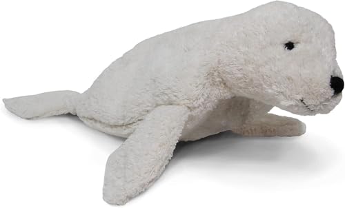 Kleine SENGER NATURWELT Kuscheltier-Robbe, Weiß I Kuscheliger Begleiter, geeignet ab 3 Monaten I GOTS-zertifiziertes Plüschtier mit herausnehmbarem Wärmekissen Kleine SENGER NATURWELT Kuscheltier-Robbe, Weiß I Kuscheliger Begleiter, geeignet ab 3 Monaten I GOTS-zertifiziertes Plüschtier mit herausnehmbarem Wärmekissen von Senger Naturwelt