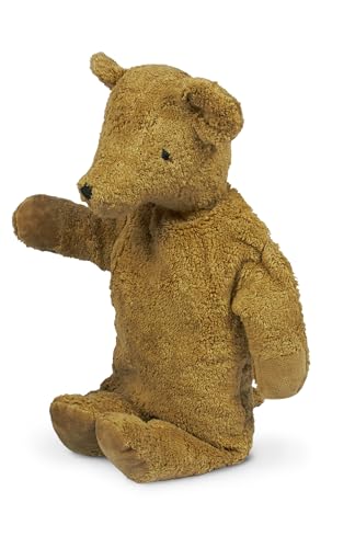 Senger Naturwelt Großer Kuscheltier-Bär, Beige I Kuscheliger Begleiter, geeignet ab 3 Monaten I GOTS-zertifiziertes Plüschtier mit herausnehmbarem Wärmekissen zum Erhitzen oder Kühlen von Senger Naturwelt