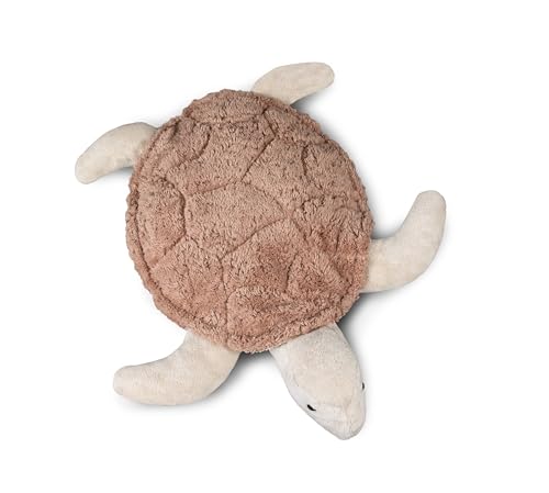 Senger Naturwelt Kleine Kuscheltier-Schildkröte, Rosenholz I Kuscheliger Begleiter, geeignet ab 3 Monaten I GOTS-zertifiziertes Plüschtier mit herausnehmbarem Wärmekissen zum Erhitzen oder Kühlen von Senger Naturwelt