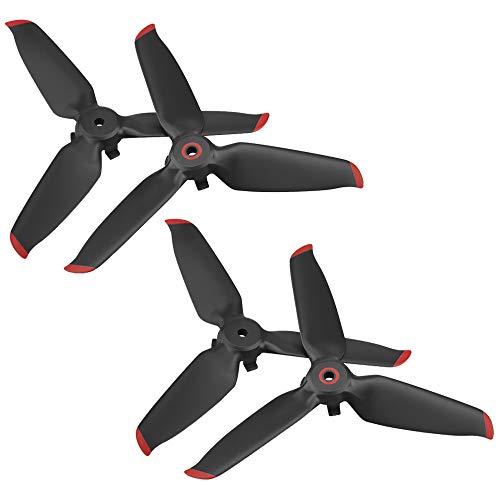 Senhai 2 Paare FPV-Propeller Kompatibel mit DJI FPV Combo Drone, Propellers Wings für View Drone UAV Quadcopter mit 4K Kamera - Red Edge Senhai 2 Paare FPV-Propeller Kompatibel mit DJI FPV Combo Drone, Propellers Wings für View Drone UAV Quadcopter mit 4K Kamera - Red Edge von Senhai