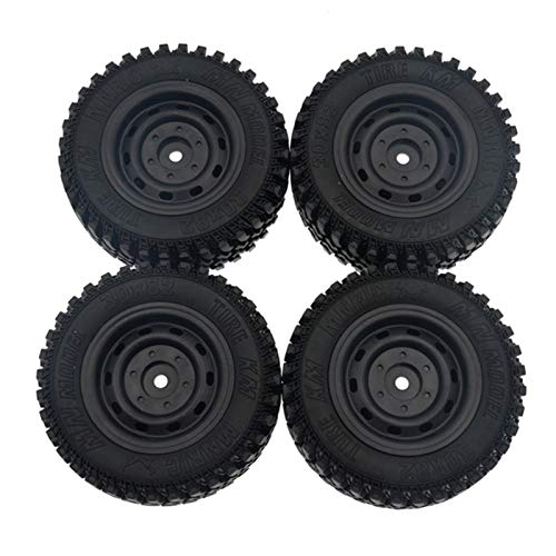 Senmubery 4Pcs Gummi Rad Reifen Reifen Set für MN86 1/12 RC Auto DIY Upgrade Ersatzteile Zubehör von Senmubery