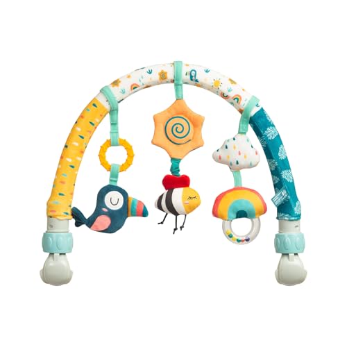 Sensillo - Bogen Kinderwagen Spielzeug, Spielbogen, Kinderwagenkette Spielzeug Hängespielzeug Babyschale Kinderbett, Spielzeug für Babys & Kleinkinder ab Geburt - Regenbogen von Sensillo