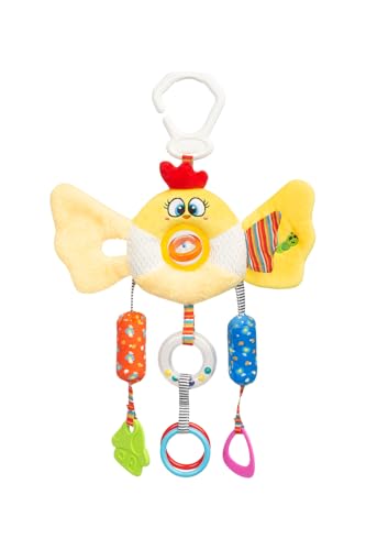 Sensillo - Kinderwagen Spielzeug Babys, Kinderwagenkette, Spielbogen Anhänger - Plüschtier Kinderbett, Babyschale, Spielzeug für Babys & Kleinkinder ab Geburt - Vogel Sensillo - Kinderwagen Spielzeug Babys, Kinderwagenkette, Spielbogen Anhänger - Plüschtier Kinderbett, Babyschale, Spielzeug für Babys & Kleinkinder ab Geburt - Vogel von Sensillo