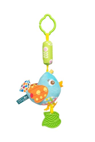 Sensillo - Kinderwagen Spielzeug Babys, Kinderwagenkette, Spielbogen Anhänger - Plüschtier Kinderbett, Babyschale, Spielzeug für Babys & Kleinkinder ab Geburt - Vogel Sensillo - Kinderwagen Spielzeug Babys, Kinderwagenkette, Spielbogen Anhänger - Plüschtier Kinderbett, Babyschale, Spielzeug für Babys & Kleinkinder ab Geburt - Vogel von Sensillo