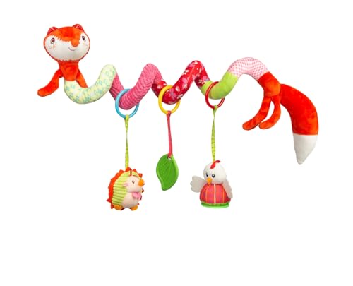 Sensillo - Kinderwagen Spielzeug Babys, Kinderwagenkette, Spirale Spielzeug Hängespielzeug Babyschale Kinderbett, Spielzeug für Babys & Kleinkinder ab Geburt - Fuchs Sensillo - Kinderwagen Spielzeug Babys, Kinderwagenkette, Spirale Spielzeug Hängespielzeug Babyschale Kinderbett, Spielzeug für Babys & Kleinkinder ab Geburt - Fuchs von Sensillo