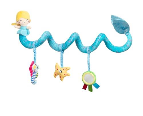 Sensillo - Kinderwagen Spielzeug Babys, Kinderwagenkette, Spirale Spielzeug Hängespielzeug Babyschale Kinderbett, Spielzeug für Babys & Kleinkinder ab Geburt - Meerjungfrau Sensillo - Kinderwagen Spielzeug Babys, Kinderwagenkette, Spirale Spielzeug Hängespielzeug Babyschale Kinderbett, Spielzeug für Babys & Kleinkinder ab Geburt - Meerjungfrau von Sensillo