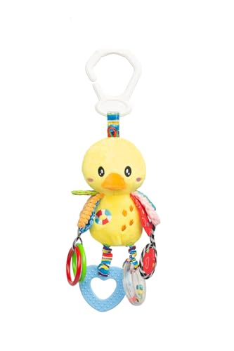 Sensillo - Rassel Baby, Kuscheltier Babyspielzeug mit Rassel - Motorikspielzeug für das spielerische Lernen - Plüschtier, Spielzeug für Babys & Kleinkinder ab Geburt - Ente Sensillo - Rassel Baby, Kuscheltier Babyspielzeug mit Rassel - Motorikspielzeug für das spielerische Lernen - Plüschtier, Spielzeug für Babys & Kleinkinder ab Geburt - Ente von Sensillo