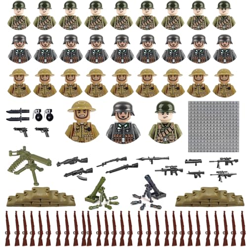 Waffen Soldaten Set, Ww2 Militär Figuren, Mini Soldaten Figuren Spielzeug Set-A Waffen Soldaten Set, Ww2 Militär Figuren, Mini Soldaten Figuren Spielzeug Set-A von Sensogle