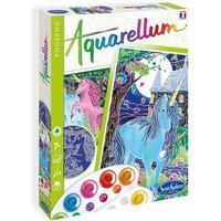 Aquarellum Nachtleuchtend Einhorn Aquarellum Nachtleuchtend Einhorn von Sentosphère