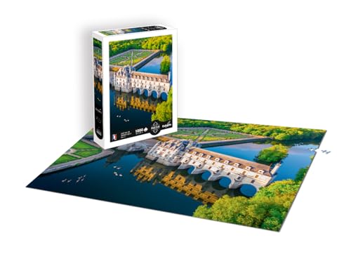 Calypto 3907107 Schloss Chenonceau, 1000 Teile Puzzle mit Soft-Touch, Landschaftspuzzle mit samtiger Oberfläche, für Erwachsene und Kinder ab 9 Jahren, Frankreich, Nachauflage Calypto 3907107 Schloss Chenonceau, 1000 Teile Puzzle mit Soft-Touch, Landschaftspuzzle mit samtiger Oberfläche, für Erwachsene und Kinder ab 9 Jahren, Frankreich, Nachauflage von Sentosphere