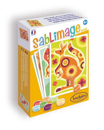 SENTOSPHERE Sandbilder-Kreativset Mini für Kinder, Motiv Aborigines von Sentosphere