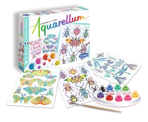 SentoSphère - Aquarellum 3D – Insekten – Kunst und Kreationen – Malset für schöne Insekten im Relief – für Kinder ab 7 Jahren – hergestellt in Frankreich SentoSphère - Aquarellum 3D – Insekten – Kunst und Kreationen – Malset für schöne Insekten im Relief – für Kinder ab 7 Jahren – hergestellt in Frankreich von Sentosphere