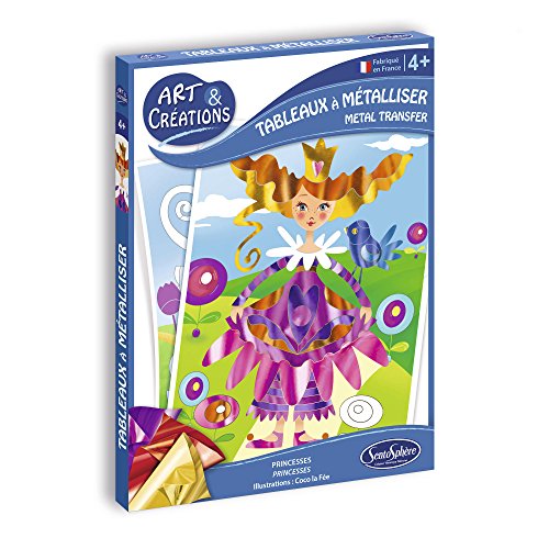 Sentosphere 03130 - Art and Creations- Folienbilder Prinzessinnen, Klebefolie-Bastelset von Sentosphere
