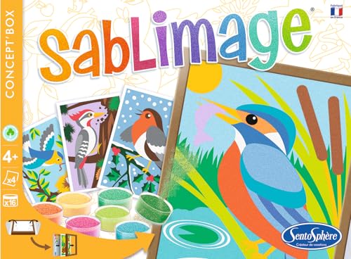 Sentosphere 3900883 - Sandbilder: Vögel, Bastelset, 4 Bildvorlagen Sentosphere 3900883 - Sandbilder: Vögel, Bastelset, 4 Bildvorlagen von Sentosphere
