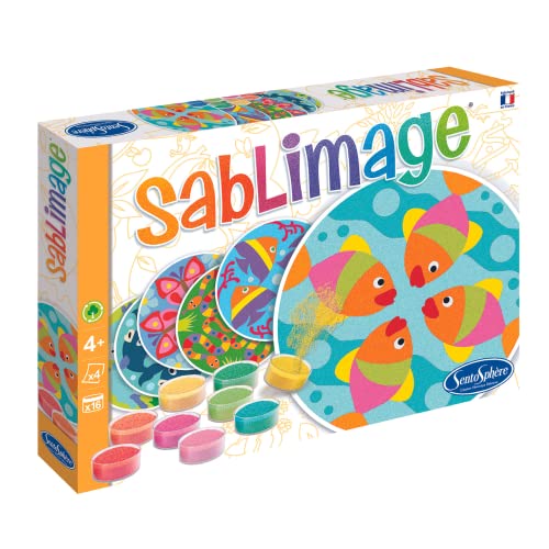 Sentosphère 3900892 Sablimage Sandbilder Bastelset für Kinder, Motiv Mandalas Tiere, Kreativset, DIY Sentosphère 3900892 Sablimage Sandbilder Bastelset für Kinder, Motiv Mandalas Tiere, Kreativset, DIY von Sentosphere