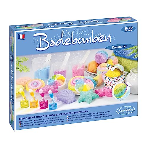 Sentosphere 3902250 Kreativ-Kit Badebomben, Bastelset für Kinder und Erwachsene, DIY Badespaß, vegan Sentosphere 3902250 Kreativ-Kit Badebomben, Bastelset für Kinder und Erwachsene, DIY Badespaß, vegan von Sentosphere