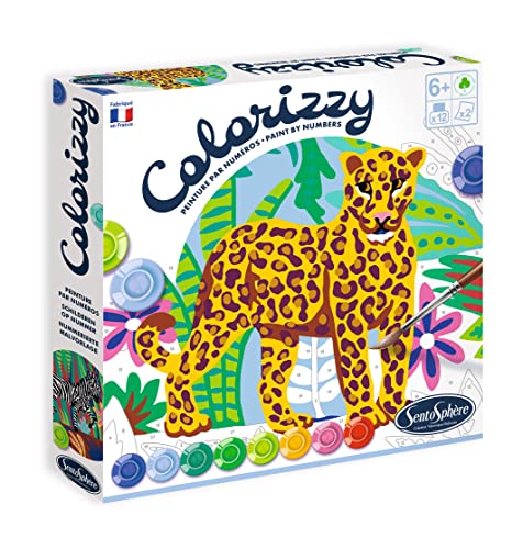 Sentosphère Colorizzy Malen nach Zahlen - Zebra und Leopard von Sentosphere