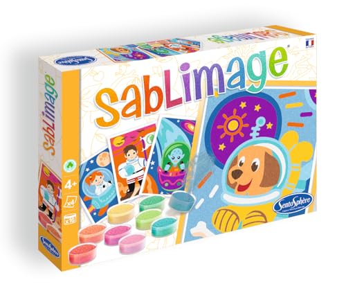 Sentosphere Bastelset für Kinder, Sandbilder Galaxie, Kreativset, DIY von Sentosphere
