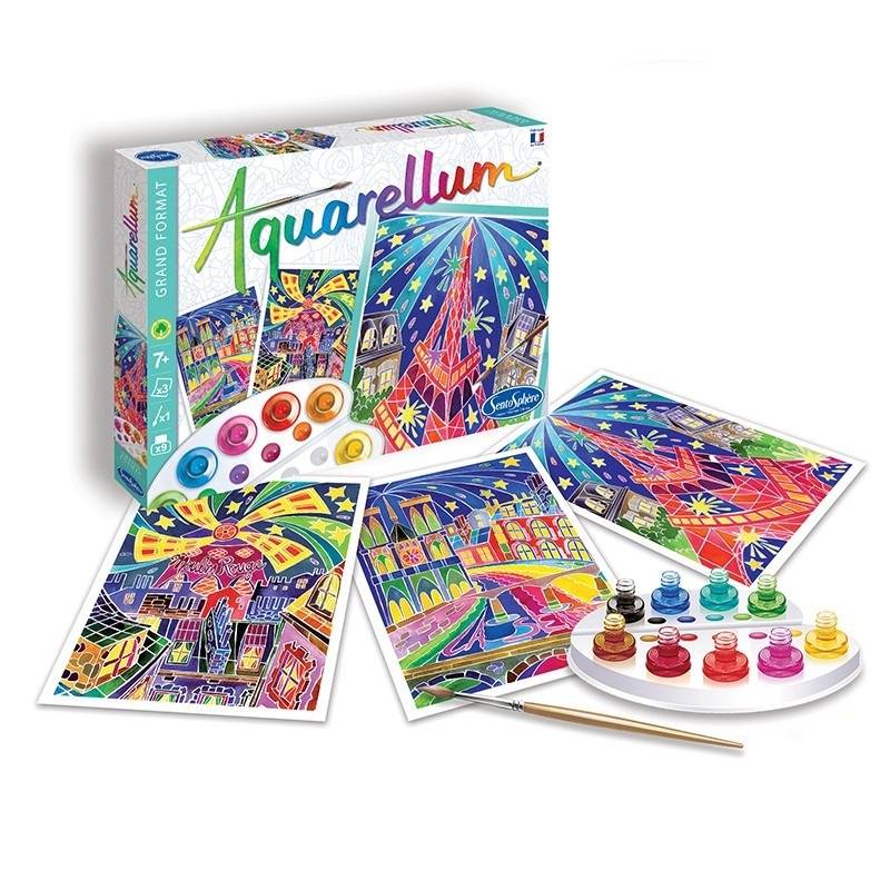 Sentosphère Aquarellum - Paris Bei Nacht Sentosphere-6260 von Sentosphère