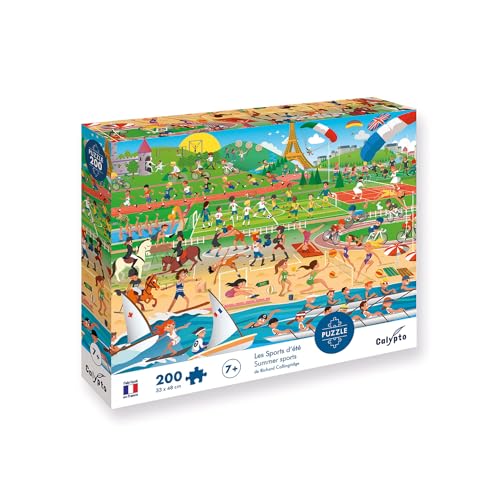 Sentosphere Calypto 3907404 Sommersport, 200 Teile Puzzle mit Soft Touch, Kinderpuzzle mit samtiger Oberfläche inkl. Puzzleposter, für Kinder ab 7 Jahren, Nachauflage Sentosphere Calypto 3907404 Sommersport, 200 Teile Puzzle mit Soft Touch, Kinderpuzzle mit samtiger Oberfläche inkl. Puzzleposter, für Kinder ab 7 Jahren, Nachauflage von Sentosphere