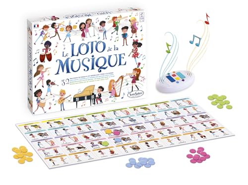 Sentosphère - Das Loto der Musik – sensorisches Spiel – eine Box mit 32 Instrumenten zum Entdecken/Bereichern der Musikkultur – ab 4 Jahren – hergestellt in Frankreich – 1012 von Sentosphere