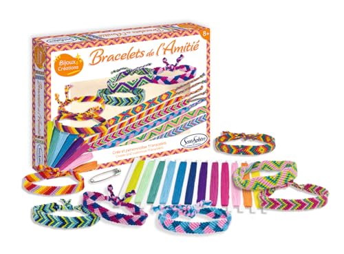 Sentosphère Freundschaftsarmbänder - Kreativset für Kinder ab 8 Jahren - Herstellung von 12 brasilianischen Armbändern mit farbigen Fäden - 80004 Sentosphère Freundschaftsarmbänder - Kreativset für Kinder ab 8 Jahren - Herstellung von 12 brasilianischen Armbändern mit farbigen Fäden - 80004 von Sentosphere