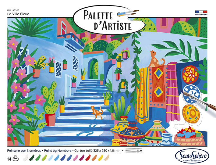 Sentosphère Palette D'Artiste - Die Blaue Stadt Sentosphere-45205 von Sentosphère