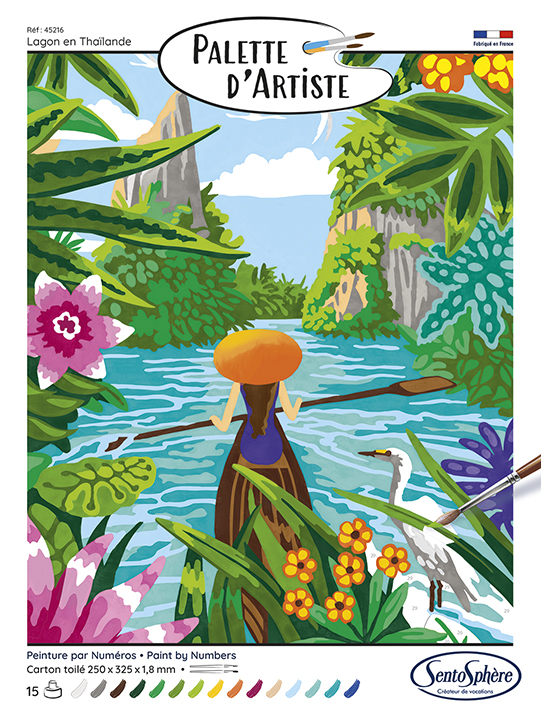 Sentosphère Palette D'Artiste - Lagune In Thailand Sentosphere-45216 von Sentosphère