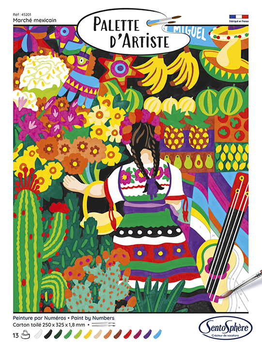 Sentosphère Palette D'Artiste - Mexikanischer Markt Sentosphere-45201 von Sentosphère