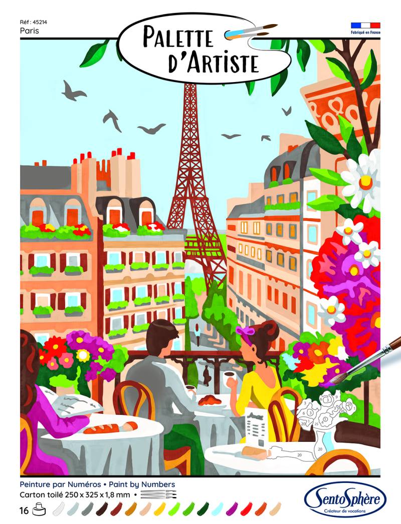 Sentosphère Palette D'Artiste - Paris Sentosphere-45214 von Sentosphère