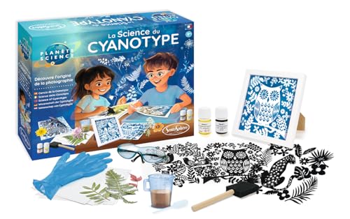 Sentosphère Planet Science – Die Wissenschaft des Cyanotyps – Lernen Sie die Kunst der Monochromen Fotografie mit Spaß – für Kinder ab 8 Jahren – hergestellt in Frankreich – 28330 von Sentosphere