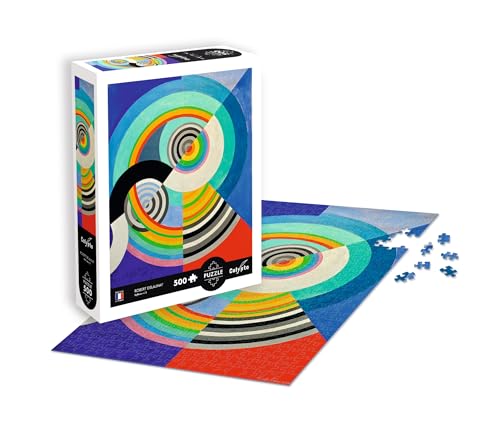 Sentosphere Puzzle, 500 Teile, Rhythmus Nr. 3, Robert Delauney, Stil Poster, samtige Haptik, schöne Druckqualität, reich an Farben, 33 x 48 cm, schöne Dekoration Sentosphere Puzzle, 500 Teile, Rhythmus Nr. 3, Robert Delauney, Stil Poster, samtige Haptik, schöne Druckqualität, reich an Farben, 33 x 48 cm, schöne Dekoration von Sentosphere