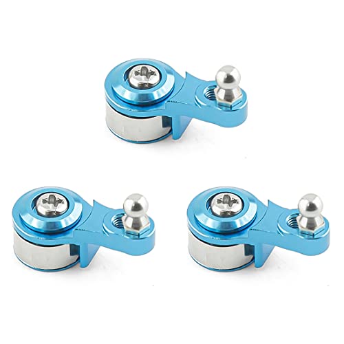 Seprendi 3Stck 25T Metall Einstellbare D?Mpfung Servoarm Servo Horn f¨¹r 1/10 RC Crawler Auto TRX4-4 TRX6 Upgrade Teile,4 von Seprendi