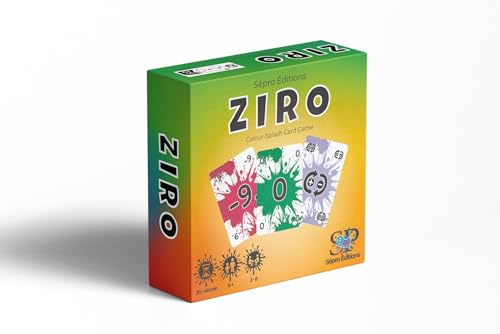 Sépro Éditions Ziro – Schnelles, cleveres Kartenspiel | Familienspiel für 2–8 Spieler | 20–40 Min., einfach zu Lernen | Kompakt für Urlaub & unterwegs | Ab 8 Jahren Sépro Éditions Ziro – Schnelles, cleveres Kartenspiel | Familienspiel für 2–8 Spieler | 20–40 Min., einfach zu Lernen | Kompakt für Urlaub & unterwegs | Ab 8 Jahren von Sépro Éditions