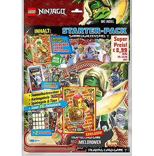 Blue Ocean Lego® Ninjago™ Trading Cards Serie 6 "DIE Insel - 1 x Starterpack Sammelmappe von Serie 2