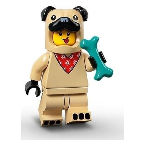 Lego® 71029 Minifiguren Serie 21 Figur Nr 5 Mann mit Mops-Kostüm von Serie 2