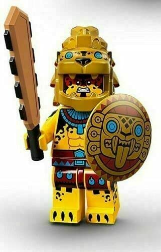 Lego® 71029 Minifiguren Serie 21 Figur Nr 8 Azteken Krieger von Serie 2