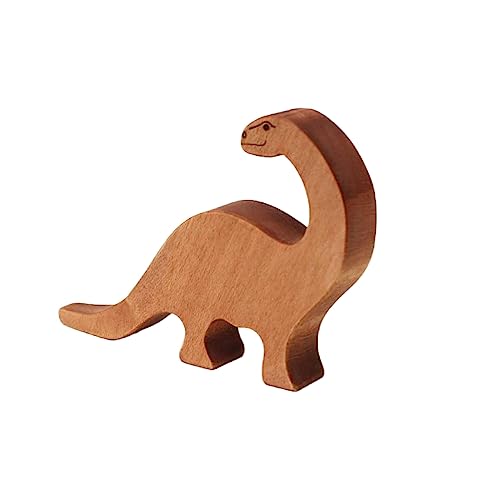 Serli - Dinosaurier Brontosaurus, Spielfigur, Holzspielzeug, für Kinder ab 3+ Jahren, Holzspielzeug Sammlerstück, Handbemaltes Holzspielzeug, FSC-zertifizierte Materialien von Serli
