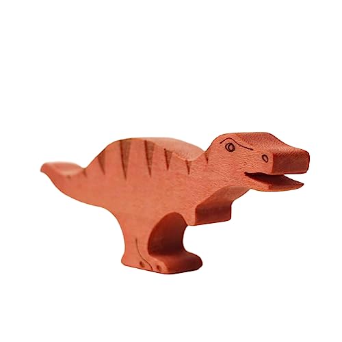 Serli - Dinosaurier Tyrannosaurus, Spielfigur, Holzspielzeug, für Kinder ab 3+ Jahren, Holzspielzeug Sammlerstück, Handbemaltes Holzspielzeug, FSC-zertifizierte Materialien von Serli