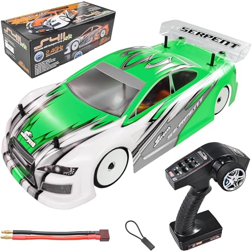 Serpent 1/10 Tourenwagen RTR - Ready-to-Race Elektro RC Car Kit mit Dragon-RC Elektronik, High Speed, wasserdicht, montiert, Akku und Ladegerät ausgeschlossen, S411 Serpent 1/10 Tourenwagen RTR - Ready-to-Race Elektro RC Car Kit mit Dragon-RC Elektronik, High Speed, wasserdicht, montiert, Akku und Ladegerät ausgeschlossen, S411 von Serpent
