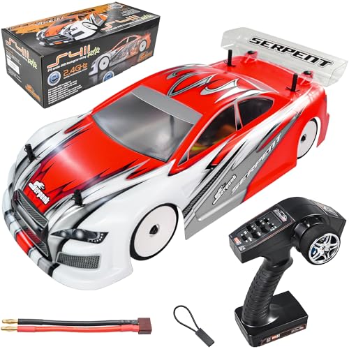 Serpent 1/10 Tourenwagen RTR - Ready-to-Race Elektro RC Car Kit mit Dragon-RC Elektronik, High Speed, wasserdicht, montiert, Akku und Ladegerät ausgeschlossen, S411 Serpent 1/10 Tourenwagen RTR - Ready-to-Race Elektro RC Car Kit mit Dragon-RC Elektronik, High Speed, wasserdicht, montiert, Akku und Ladegerät ausgeschlossen, S411 von Serpent