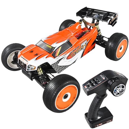 Serpent 1/8 Off-Road Truggy-e RTR, Hochgeschwindigkeits-Elektro-Truggy-Kit mit Langer Lebensdauer, ohne Akku und Ladegerät (Orange) von Serpent