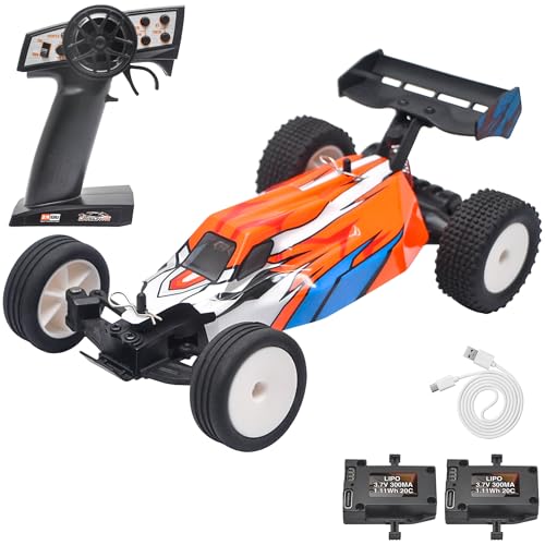 Serpent 1:24 Mini RC Auto mit Gyro, 2.4GHz Geländewagen RTR Modellauto – Allrad-Buggy mit 2 Akkus + USB-Ladekabel, Hochleistungs-Offroad-Fahrzeug Serpent 1:24 Mini RC Auto mit Gyro, 2.4GHz Geländewagen RTR Modellauto – Allrad-Buggy mit 2 Akkus + USB-Ladekabel, Hochleistungs-Offroad-Fahrzeug von Serpent