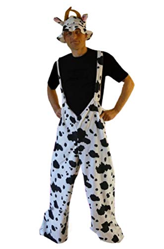 Kuh-Kostüm, An83 One Size (M-L), für Erwachsen-e Männer Frau-en, Kühe Stier Kostüm-e Fasching Karneval Fasnacht Faschingskostüm-e Karnevalskostüm-e von Seruna