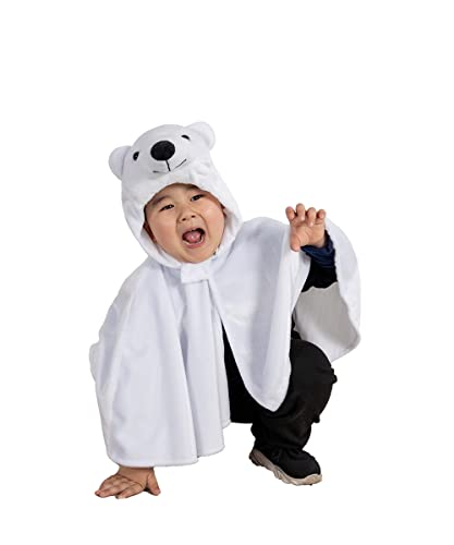 Seruna Eisbär-Kostüm, F149 92-110, Umhang für Klein-Kind Kind-er, Eis-Bären Polar-bär Kostüm-e Fasching Karneval Kleinkinder-Karnevalskostüme Kinder-Faschingskostüme Seruna Eisbär-Kostüm, F149 92-110, Umhang für Klein-Kind Kind-er, Eis-Bären Polar-bär Kostüm-e Fasching Karneval Kleinkinder-Karnevalskostüme Kinder-Faschingskostüme von Seruna