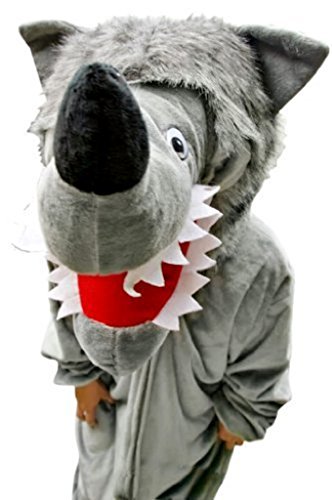 Seruna Wolf-Kostüm, F49 M-L, für Erwachsen-e Männer Frau-en, Wolfs-Rudel Wölfe Tier-Kostüme Fasching Karneval Fasnacht Faschingskostüm-e Karnevalskostüm-e von Seruna